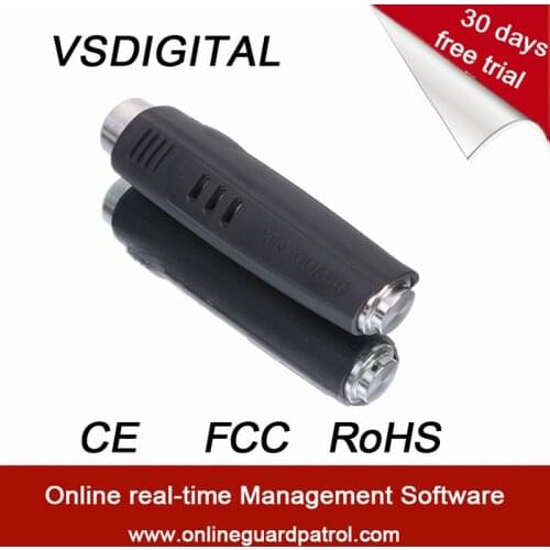 Free shipping rugged security guard equipment with online software which can let you manage your guards via PC Smartphone App