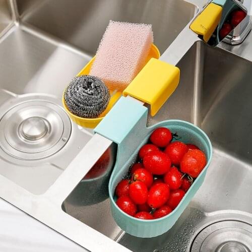 Kitchen Sink Strainer Double Layer Sink Leftovers Soup Juice Separated By Garbage Filter Storage Drain Basket Hanging Sink Rack