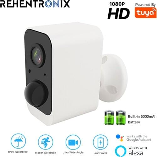 WiFi Outdoor Camera Wireless Tuya Smart Home Security Camera Video Surveillance Battery Powered Night Vision CCTV IP Camera