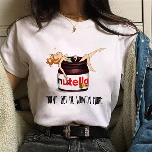 Funny Tshirt Printed T Shirt Women Ulzzang Harajuku Tee Shirt Ladies Tshirt Cartoon Tshirt O-neck Short Sleeve T Shirt