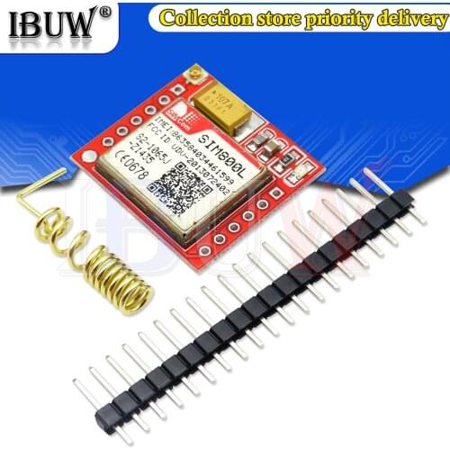 1PCS SIM800L GPRS GSM Module Core Quad-band TTL Serial Port IPX Interface PCB Antenna Micro SIM Card for Arduino Smart Phone