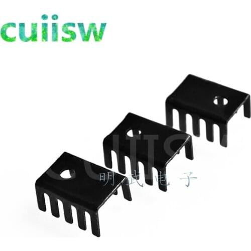 10PCS 718 Heat Sink 15*10*20MM TO220 Triode Special Radiator Such As Aluminum Alloy