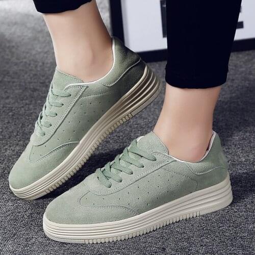 2021 Women Shoes Flat Platform Casual Shoes Leather Female Fashion Classic White Canvas Shoes