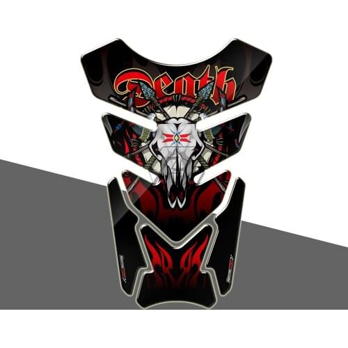 3D Motorcycle Tank Pad Gel Protector Sticker Skull Punk Tankpad Case for Universal Suzuki Kawasaki Yamaha Honda CBR Tank