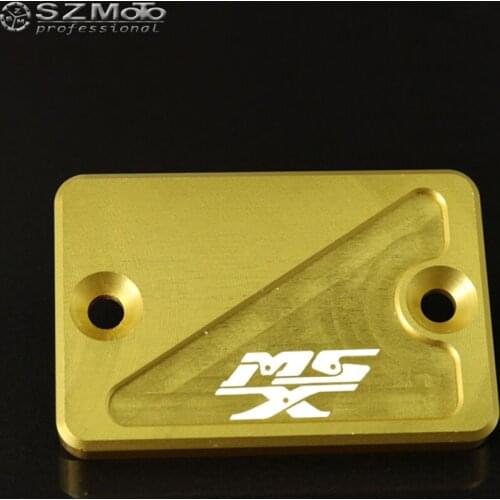 For HONDA MSX125 MSX 125 2013-2015 2014 Aluminum Motorcycle Accessories Front Brake Master Cylinder Fluid Reservoir Cover CNC