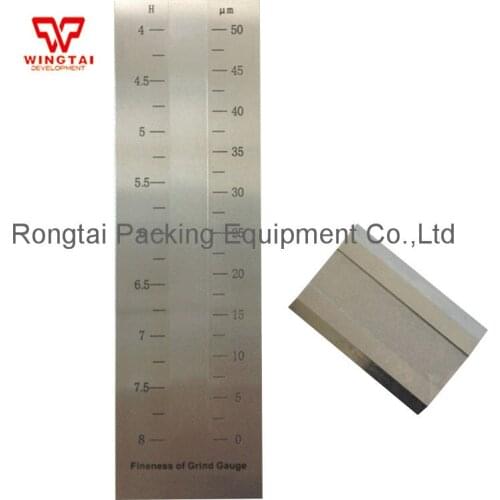 China-Made Stainless Steel Single Groove Fineness of Grind Gauge /Hegman Gauge