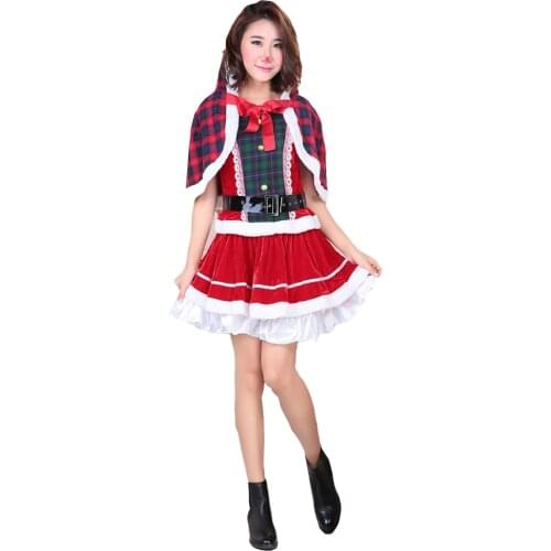 Brdwn Love live Womens Christmas Awaken Honoka Kousaka Kotori Minami Maki Nishikino Cosplay Costume Cape Suit