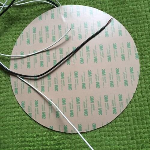 Dia 300mm, 500W 220V, w/ 3M PSA & NTC 100K Thermistor OD Flexible Waterproof Silicone Heater Pad For 3D Printer Oil Tank Drum