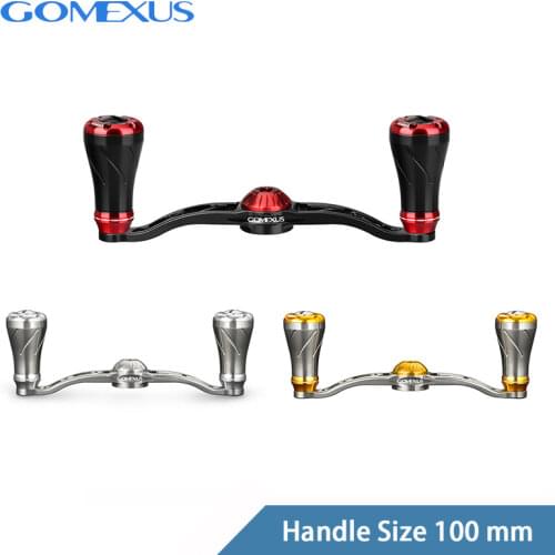 Gomexus Baitcasting Reel Handle 100mm For Shimano Curado Daiwa Zillion Steez Abu Garcia Revo Tuning Handle