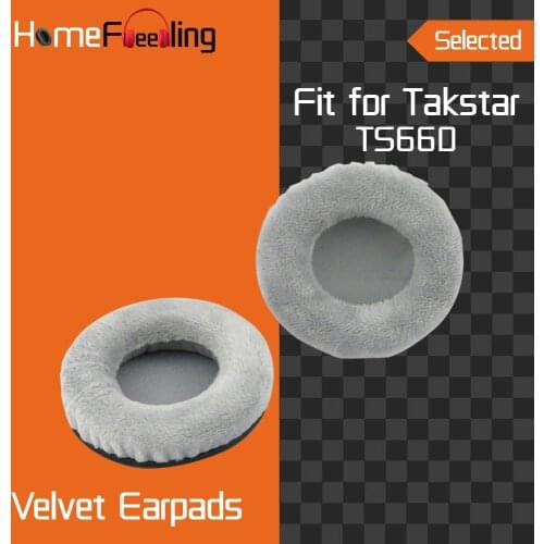 Homefeeling Earpads for Takstar TS660 Headphones Earpad Cushions Covers Velvet Ear Pad Replacement