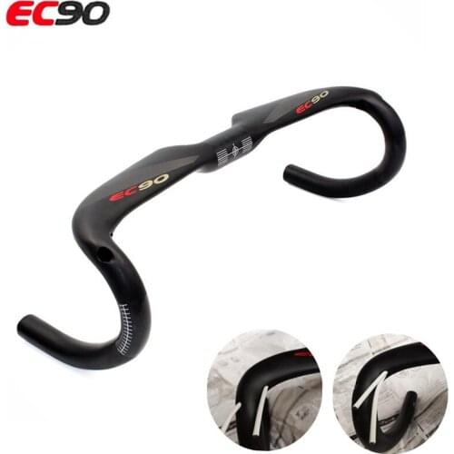 EC90 Road Bike Bicycle Curved Handlebar Windbreaker Handle Sports Car Handle UD Inner Wiring Accessories Full Carbon Fiber 31.8
