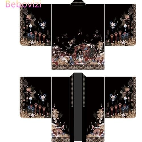 2021 New Summer Loose Red Black Japanese Samurai Streetwear Cardigan Women Men Harajuku Haori Kimono Cosplay Blouse Top Yukata