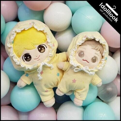 Cosmile Hand-made Kpop Wanna one Se Hun Doll Clothes Jumpsuits Milk Sleep Cute Creative Limited cosplay Gift
