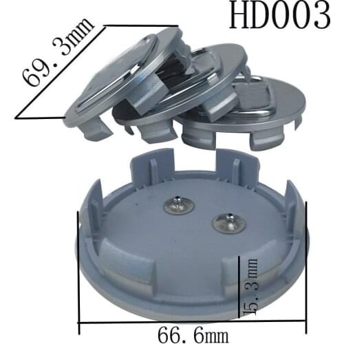 4PCS Automobile Hub Center Cover For Honda Car Wheel Cover Exquisite Modification Parts Accessories