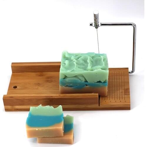 Multifunction Professional Bamboo Wood Soap Cutter Soap Making Supplies Tools with Soap Beveler/Planer Set Useful Craft