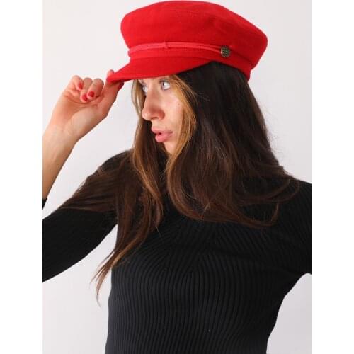 YENİ SEZON MODEL STİL MODA YENİLİKÇİ MODERN SPORT KALİTELİ YÜN OLAN KAŞE KASKET ŞAPKA Kadın Gri Kaşe Kaptan Model Kasket