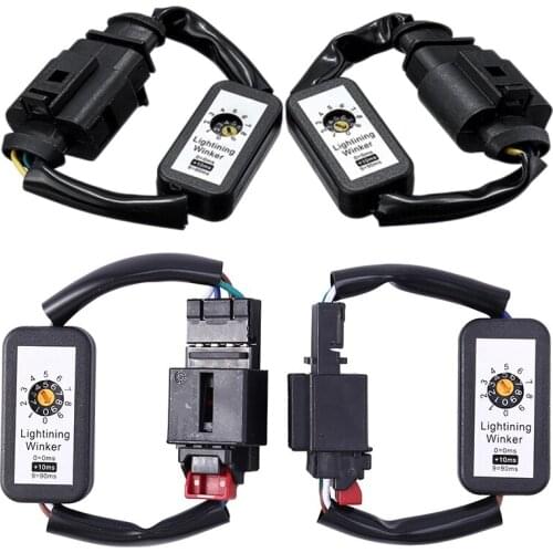 2x LED Tail Light Module For- A4 S4 RS4 B8 & 2x Dynamic Turn Signal Indicator LED Taillight Add-on Module Cable Wire