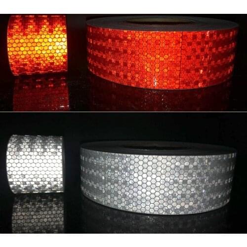 Red White Yellow blue Blue Prismatic Sheeting Reflective Tape Stickers Bike Reflector Stickers Bicycle Light Reflectors Tape