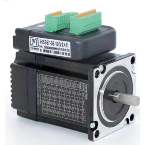 NEMA23 1Nm 142oz.in Integrated Closed Loop Stepper motor with driver 36VDC JMC iHSS57-36-10