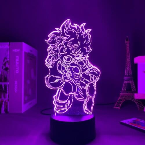 Lightings Anime Light My Hero Academia Anime Figure Midoriya Izuk Lights Led For Decoration Valentines Day Gift Nightlight