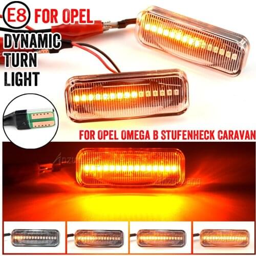 For Opel Omega B Stufenheck Caravan 1994-2003 Led Dynamic Turn Signal Light Side Fender Marker Sequential Blinker