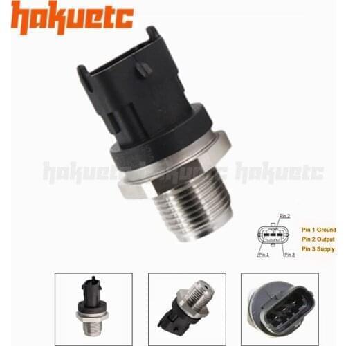 Fuel Rail High Pressure Sensor Common Injection 0281006158 0281002864 0281002707 For Bosch For ALFA FIAT LANCIA Chevy CHEVROLET