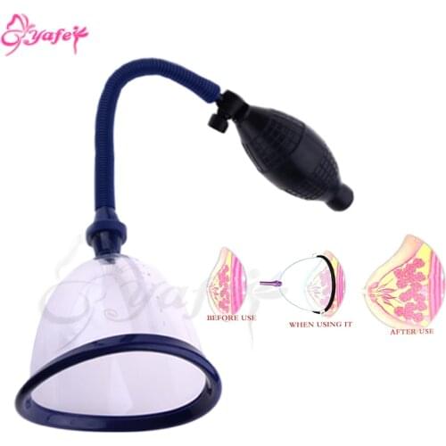 YAFEI Enlargement Vacuum Breast Pump Female Body Enhancer Exerciser Breast Cup Enlarger Sex toys for Couples Bra Massager