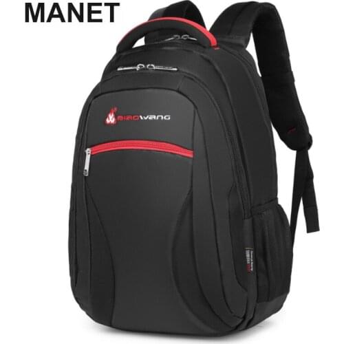 MANET Waterproof Mens Backpack Casual Large Capacity Laptop Backpack 14 Inch School Bags for Boy Business Vintage Pack mochilas