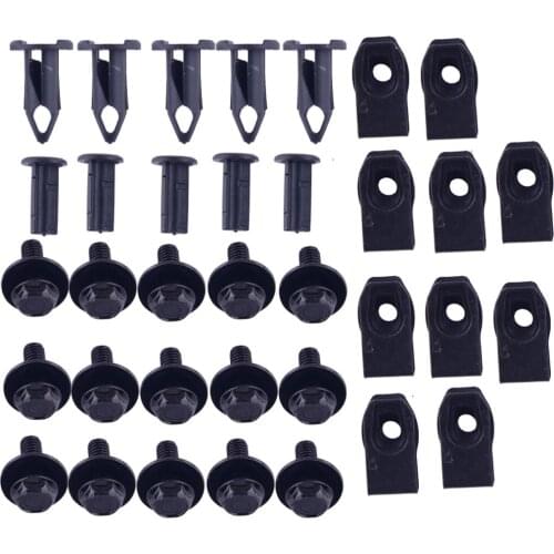 Car Body Fender Bumper Shield U-nuts Clips Rivets Bolt Screw Fit For Nissan 350z 370z Infiniti G35 G37 FX35 FX45 Accessories