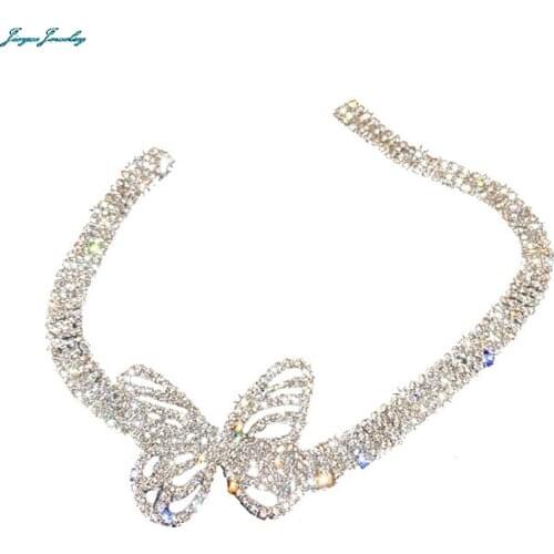 Fashion Exaggerates Individual Character Butterfly Necklace For Women Girls Charm Star Choker Chain Boho Jewelry Gift