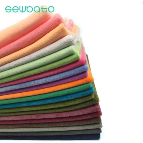 2mm Super Soft Short Plush Fabric Thick Crystal Super Soft Flannel Plush Toy Handmade Diy Fabric 45x50cm