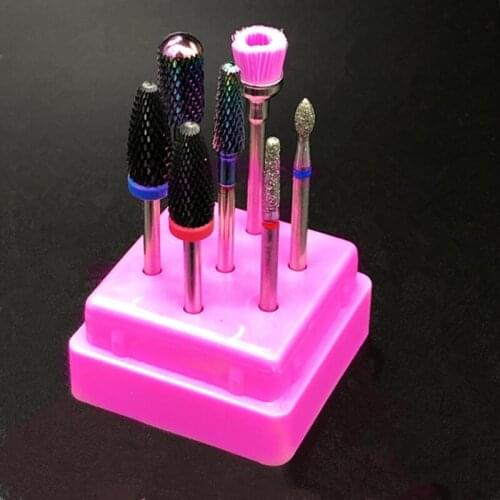 7-piece ceramic nail drill, manicure machine accessories electric file nail tool set