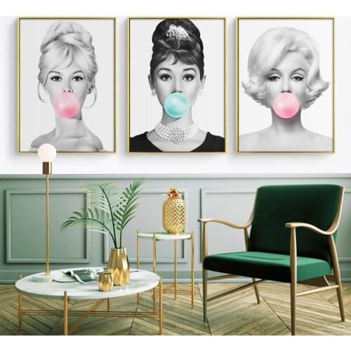 5D DIY Diamond Painting Portrait Audrey Hepburn Bubble Diamond Mosaic Brigitte Bardot And Marilyn Monroe Cross Stitch Kits Decor
