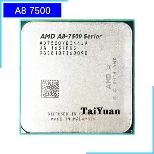 AMD A8-Series A8-7500 A8 7500 3.0GHz Quad-Core AD7500YBI44JA Socket FM2