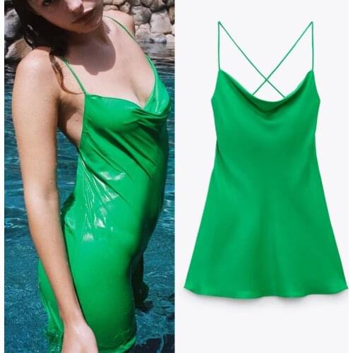 BBWM WOMAN Green Summer Dresses