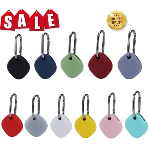 For Samsung Galaxy SmartTag Locator Tracker Case Keychain Anti-lost Cover Sleeve Protective Case For Smart Tag Trackers Holder