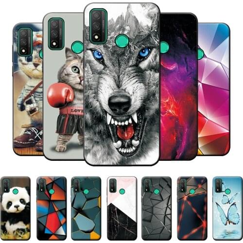 For Huawei P30 Pro Case Soft TPU Back Cover Case For Huawei P30 Pro Cool Wolf Protective Phone Cover 6.1 inch Silicone Bumper