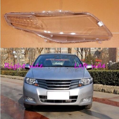 For Honda City 2009 2010 2011 2012 2013 2014 Car Headlight cover Headlamp Lens Auto Shell Cover