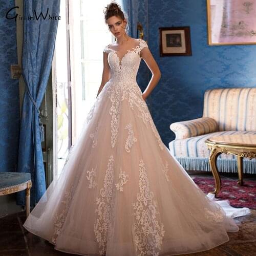 Elegant Long Sleeve Matte Satin Vintage Wedding Dresses 2021 Sexy Backless Pearls Beaded Court Train A Line Bride Gown