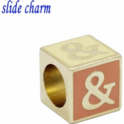 Slide charm Free shipping Christmas birthday cake beads fit Pandora bracelets