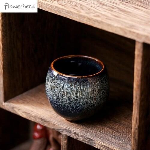 Ceramic Porcelain Tea Cup Teaware Kung Fu Tea Cup Kiln Change Tea Bowl Kung Fu Tea Set