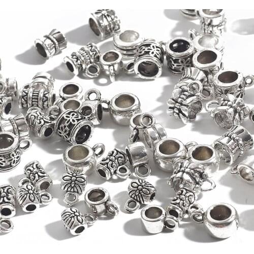 Wholesale Price 20pcs/lot Round Metal Zinc Alloy Spacer beads For Silver Plated Loose Bead DIY Jewelry Bracelet Making