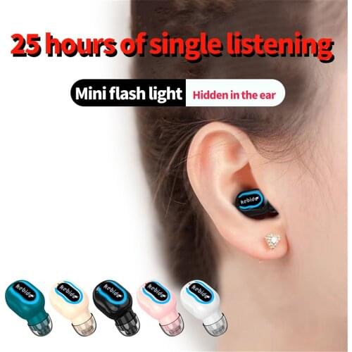 Mini 5.1 Bluetooth Earphone with Mic Wireless Handsfree Stereo Earbuds for Xiaomi All Phones For GPS Navigation Driving