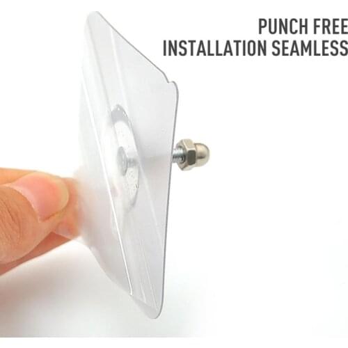 Home Wall Free Punching Device Rack Screw No Trace Stickers To Help Install Wall Items