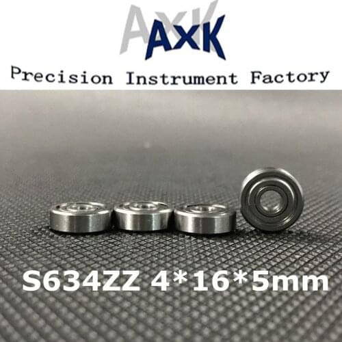 2019 Rushed New Free Shipping 10pcs S634zz Deep Groove Ball Bearing Stainless Steel Miniature