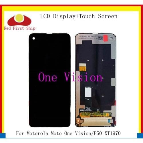 Original For Motorola Moto One Vision LCD One Vision Display Touch Screen Digiziter Assembly For Moto P50 lcd XT1970 Replacement