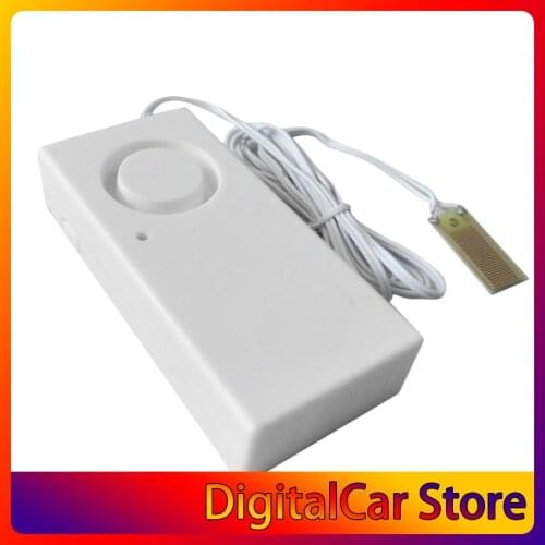 Water Overflow Leakage Alarm Sensor Detector 120dB Water Level Alarm Home Security Alarm System Work Alone
