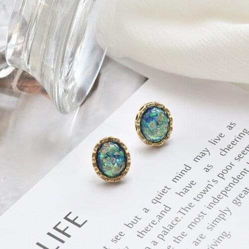 Retro Oval Clip On Earrings No Hole Ear Clips Minimalist Earrings Without Piercing Personality Earring Jewelry E677