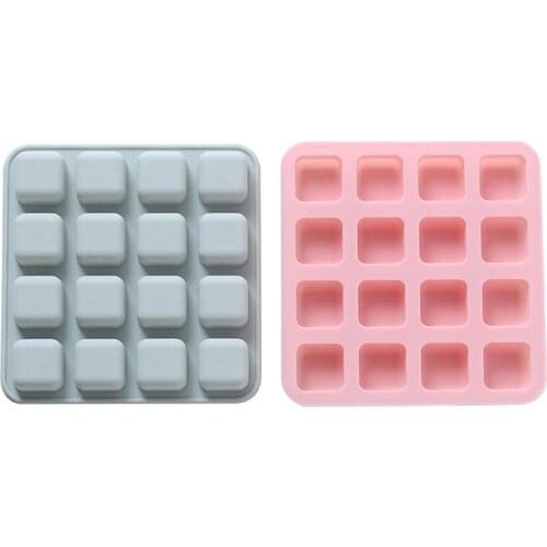 16 Grid Silicone Ice Cube Mold Candy Chocolate Mold DIY Cake Decorating Baking Tool Moldes De Silicona Para Reposteria