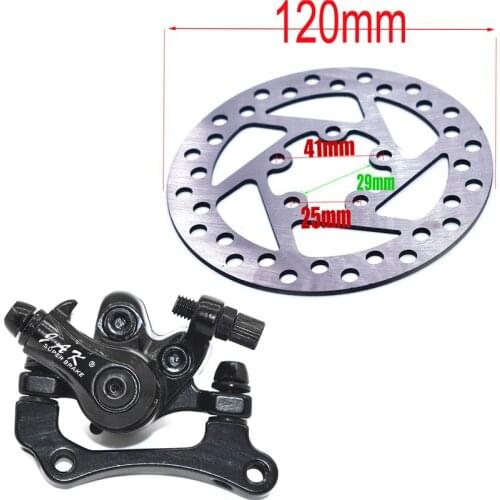 10 inch M365 Electric Scooter 120mm Brake Disc and Brake for Kugoo M4 Kick Scooter Skateboard Accessories Replacement Parts